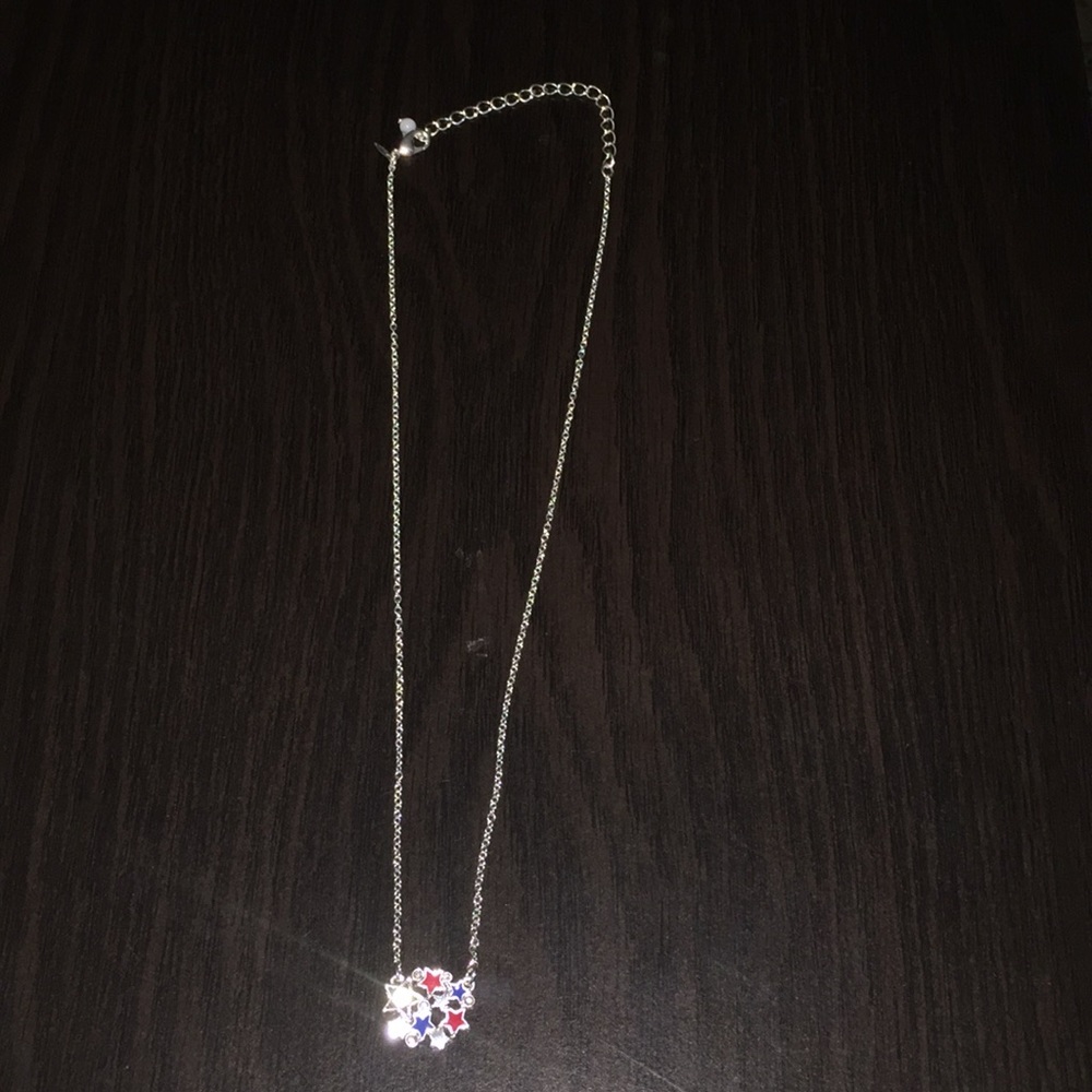 Red, White & Blue Star Necklace